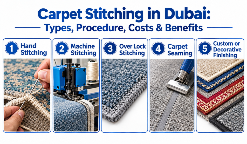 Carpet Stitching in Dubai Types, Procedure, Costs & Benefits